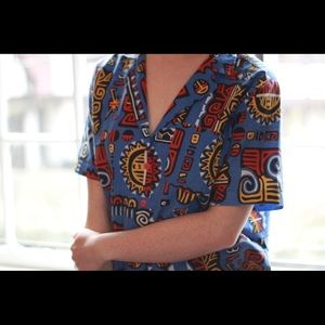 Funky collared shirt